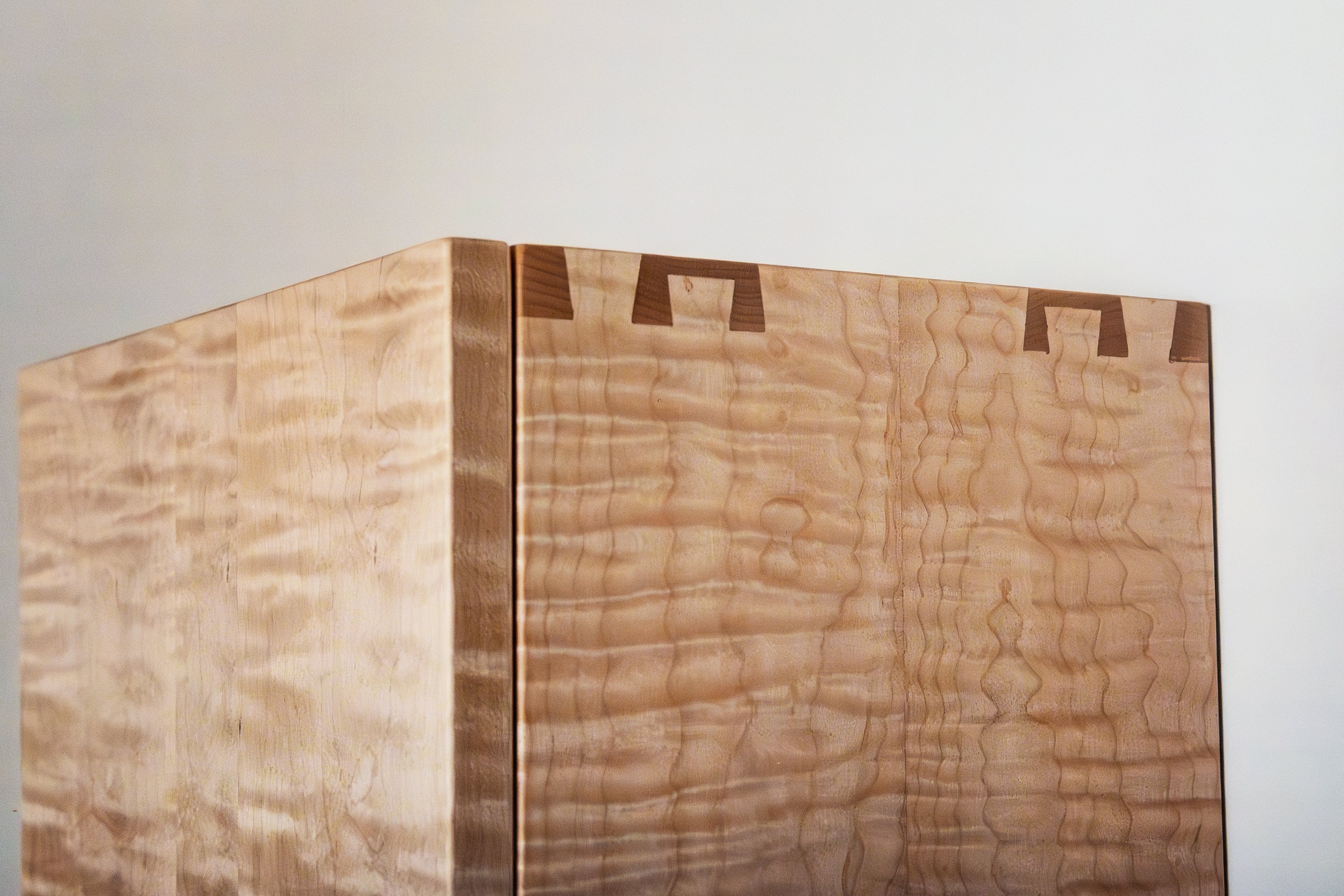 Curly Maple Jewelry Cabinet